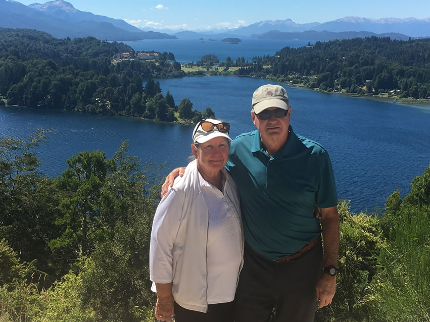 The stunning and iconic, Llao Llao Hotel, overlooked by the Tronador Glacier